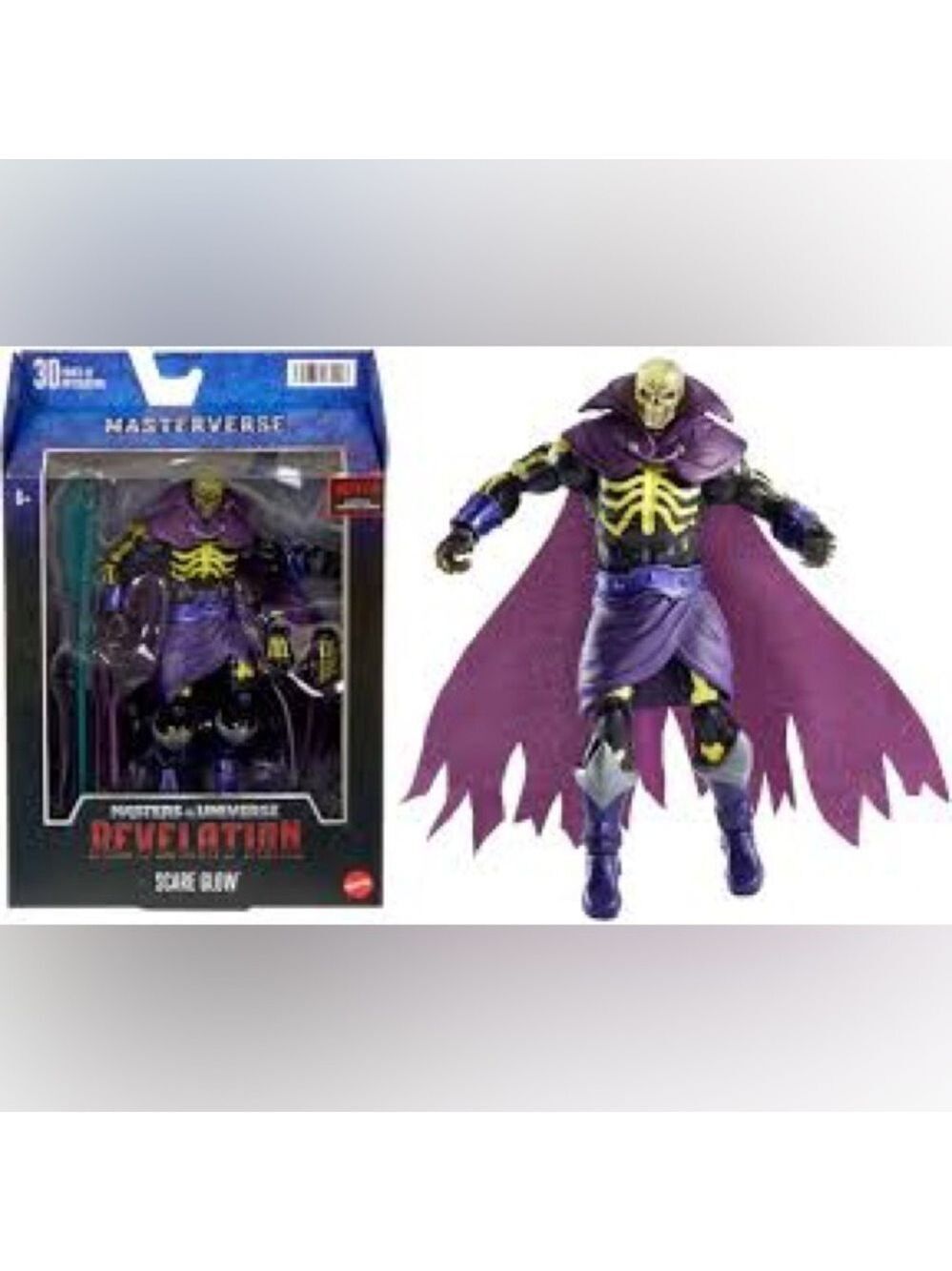 MATTEL Masters of the Universe Revelation Masterverse Scare Glow Action Figure